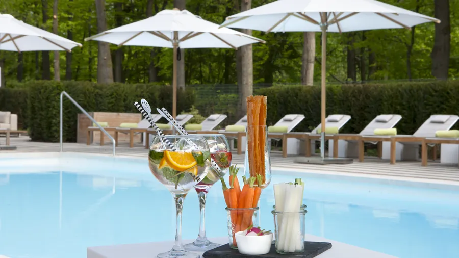 het roode koper poolhouse