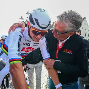 van der poel en leo van vliet in amstel gold race