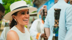 Foto van Meghan Markle in Colombia, augustus 2024.