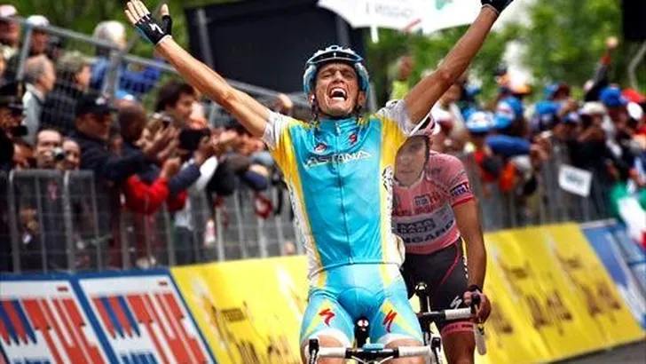 GIRO: Tiralongo mag winnen van Contador