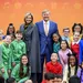 Koningin Máxima en koning Willem-Alexander tijdens de opening van de Koningsspelen 2025 in Roosendaal.