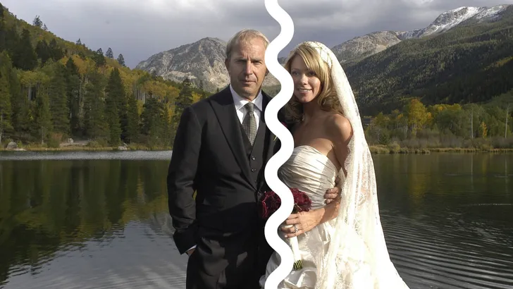 Kevin Costner en Christine Baumgartner 2004