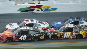 Een race in NASCAR