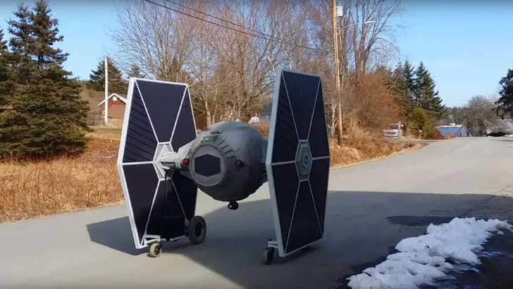 diy star wars tie fighter