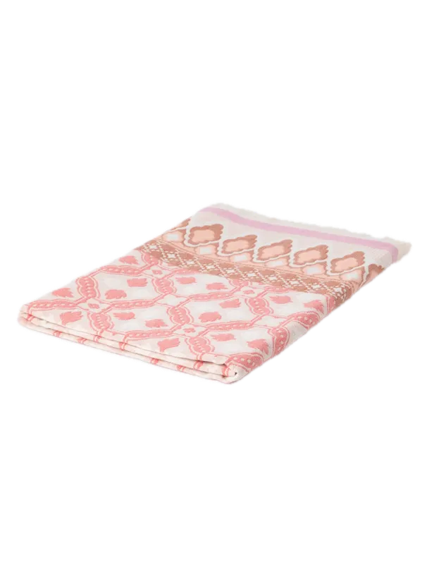 Multicolour hamamdoek met bloemenprint - €31,49
