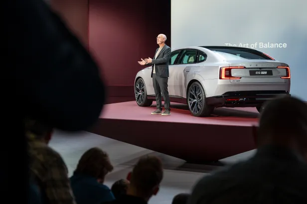 Volvo ES90 reveal event with Jim Rowan, CEO and President