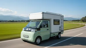Fabrikant onthult extreem compacte elektrische camper die gewoon in een parkeervak past