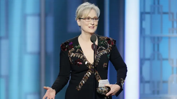 Meryl Streep blaast iedereen omver met ijzersterke Golden Globes speech 