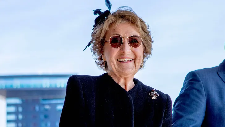 Prinses Margriet bij herdenking De Boeg