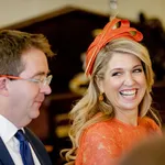 Maxima oranje dragen koningsdag