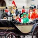 Prinses Kate in een rijtuig tijdens Trooping the Colour 2023.