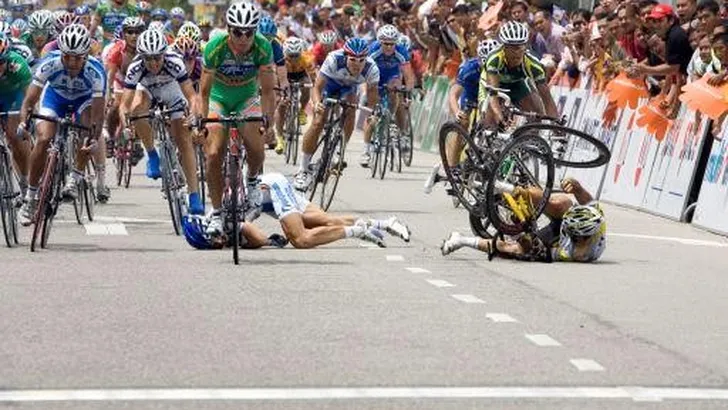 Alexandre Usov wint na chaotische sprint