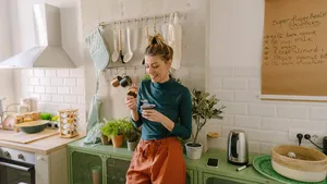 Healthy snack in my kitchen