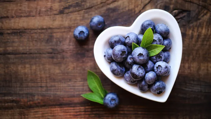 Fresh blueberries