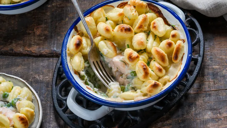 Vispannetje met gnocchi