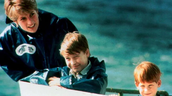 Diana, William en Harry