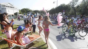 hitte op de fiets