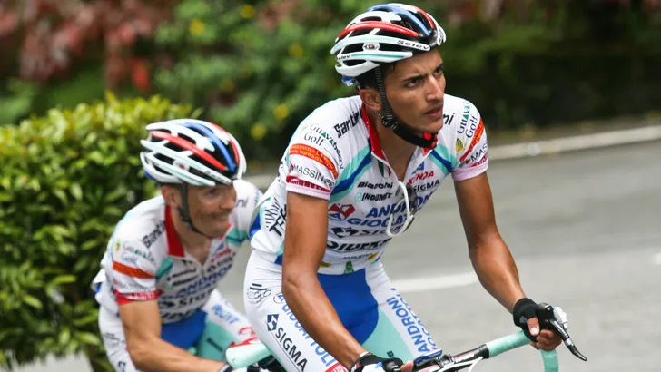 Monsalve en Gidich aan het feest in Tour of Qinghai Lake 