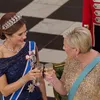 Glitter & glorie: koningin Mary heeft haar iconische tiara tevoorschijn getoverd | Nouveau