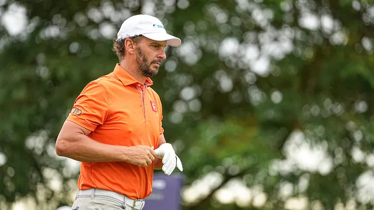 Joost Luiten redde het net niet in India.