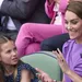 Prinses Kate en prinses Charlotte op de tribune bij Wimbledon 2024.