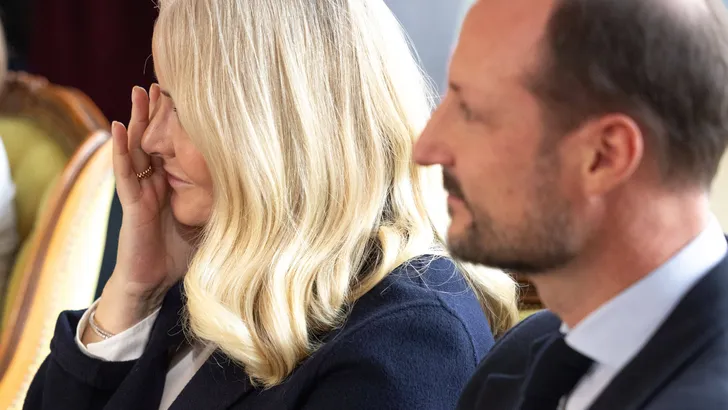 Kroonprinses Mette-Marit en kroonprins Haakon