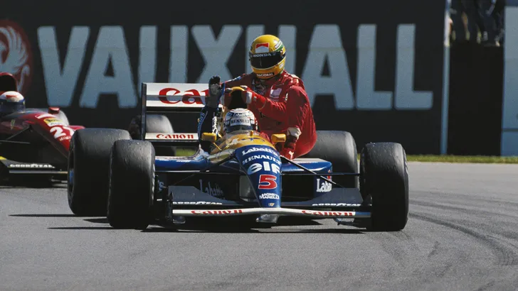 Nigel Mansell's beroemde Senna-taxi kan van jou zijn