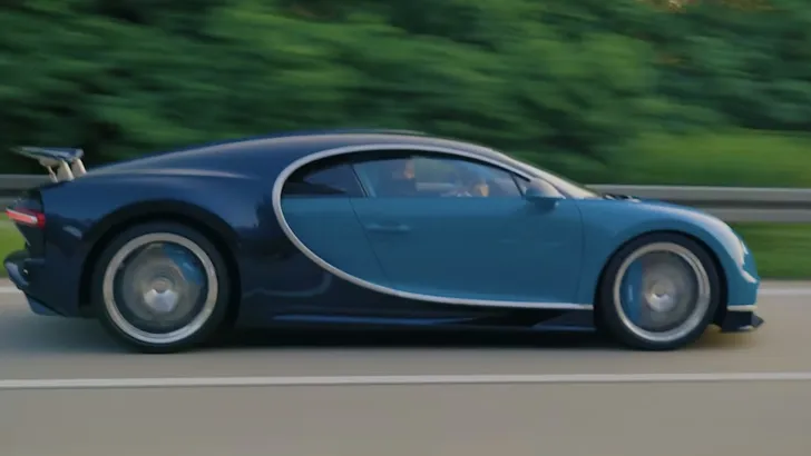 Duitse politie onderzoekt topsnelheidsrun Bugatti-miljardair (417 km/u)