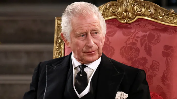 King Charles III at Westminster Hall for ceremony