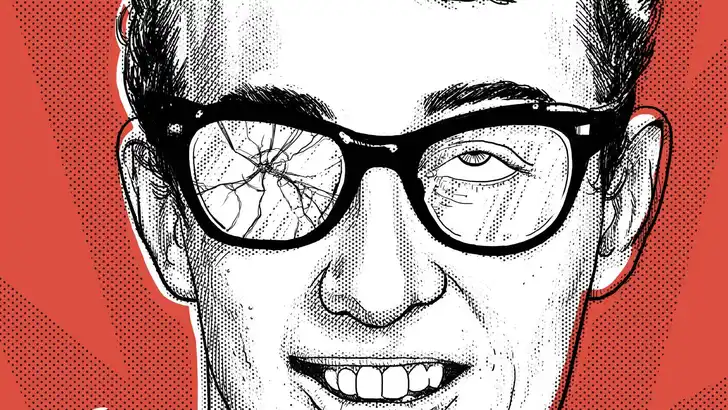 Illustratie Buddy Holly