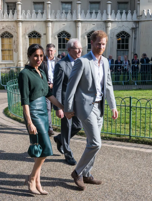 Meghan Markle in kokerrok oktober 2018