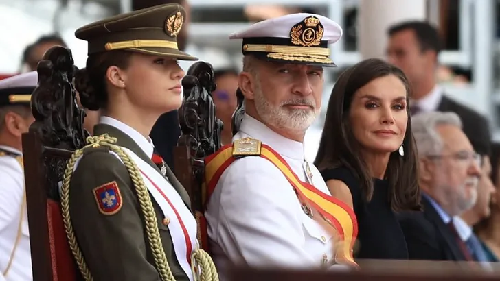 Royals Preside Over The Ceremony Of Delivery Of Royal Dispatches To The New Navy Officers In Marin