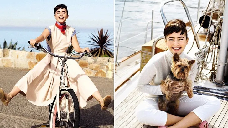 De dochter van Phil Collins lijkt als twee druppels water op Audrey Hepburn