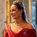 prinses Alexandra rode jurk tiara