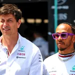 Toto Wolff en Lewis Hamilton