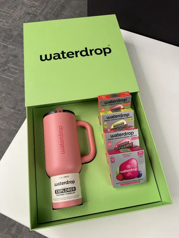 De nieuwe smaken van Waterdrop 