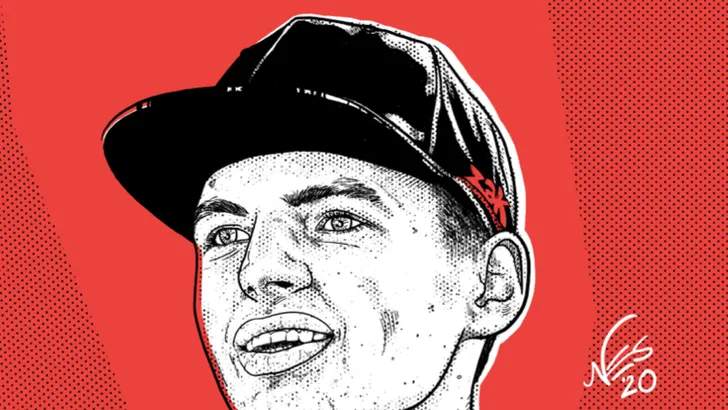 Illustratie Max Verstappen