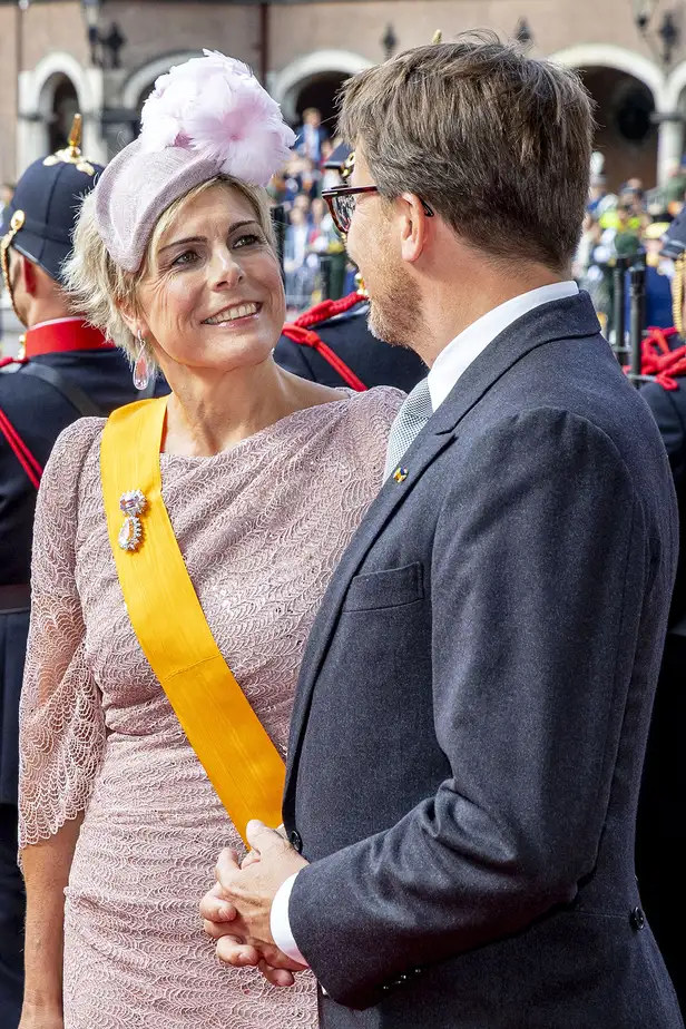 Prins Constantijn en prinses Laurentien zilveren jubileum – foto van Constantijn en Laurentien bij Prinsjesdag 2019.