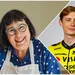 Rosa Kildahl, Deense tv-kok en schoonmoeder van Jonas Vingegaard, naast de Tour-winnaar in shirt van Visma | Lease a Bike