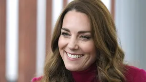 Kate Middleton Visits Nower Hill High School