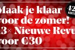 Zomeractie: 13x Nieuwe Revu voor maar €30! 