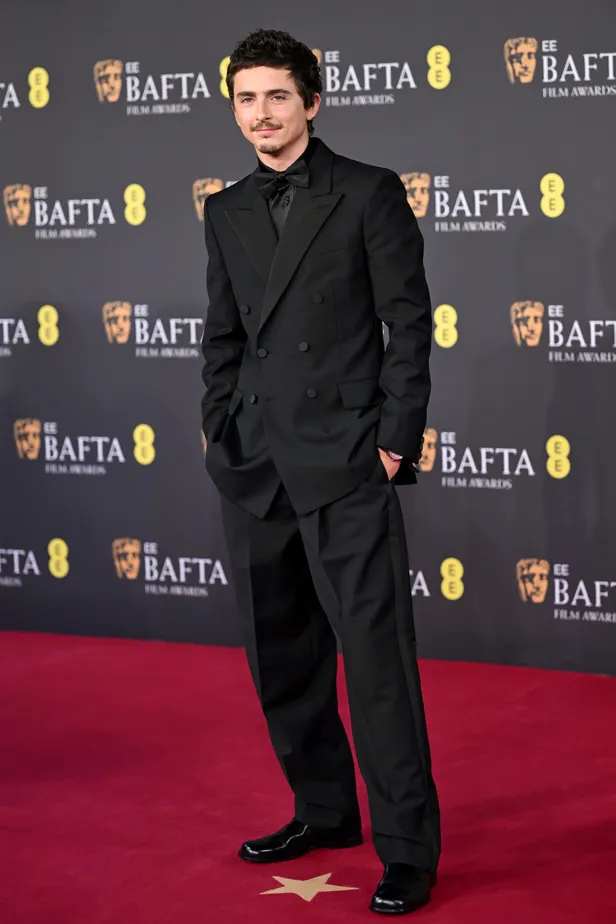 Timothée Chalamet in custom Givenchy 