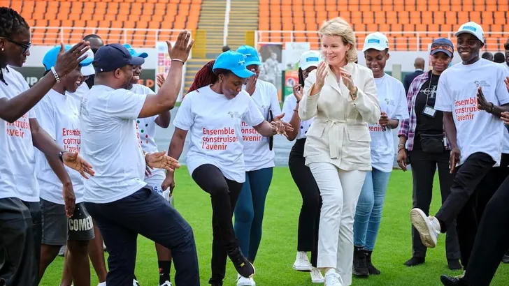 Queen Mathilde Visit To Ivory Coast