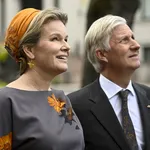 Herfstiger dan koningin Mathilde's look wordt het niet