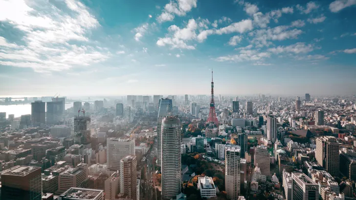 Skyline van Tokio