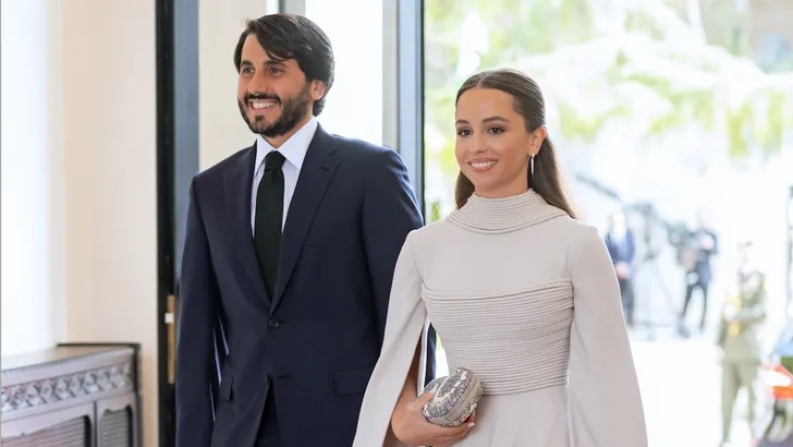 Foto van prinses Iman met echtgenoot Jameel Thermiotis, juni 2023.