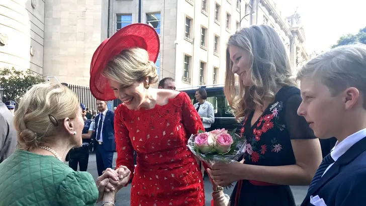 Koningin Mathilde: 6X Lady in Red