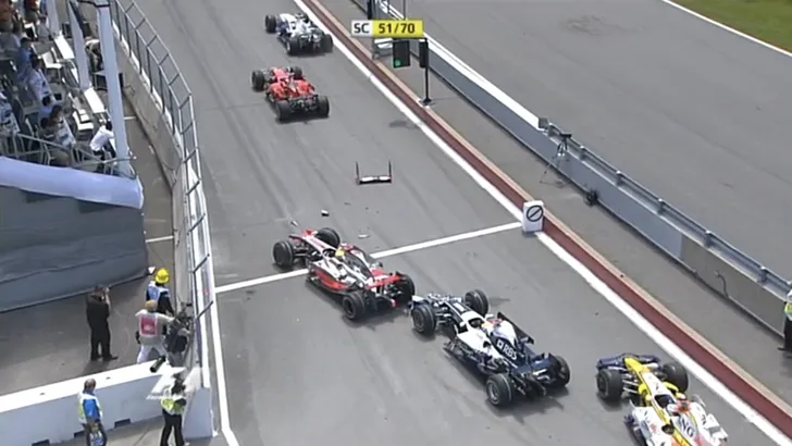F1 Flashback: die andere keer dat Lewis het rode licht niet zag