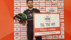 UCI Hour Record timed by Tissot attempt Filippo Ganna