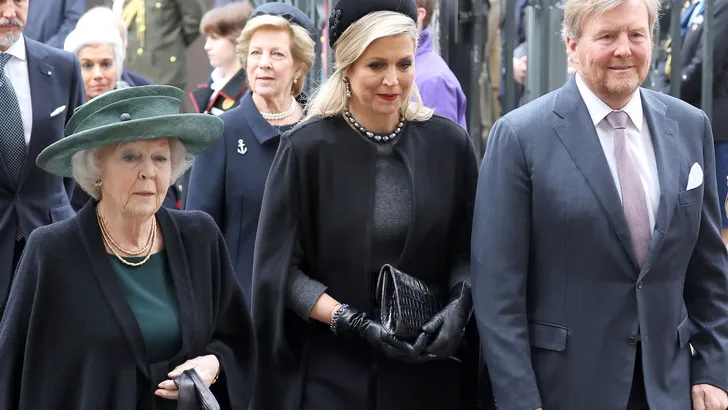 De Oranjes zijn gearriveerd bij Westminster Abbey